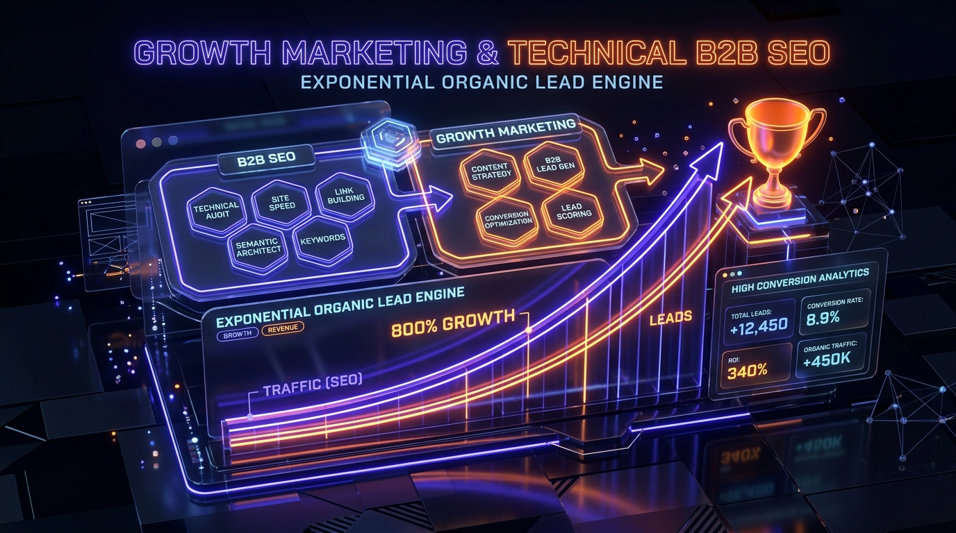 Growth Marketing & SEO Técnico B2B: Cómo construir un motor ininterrumpido de leads calificados