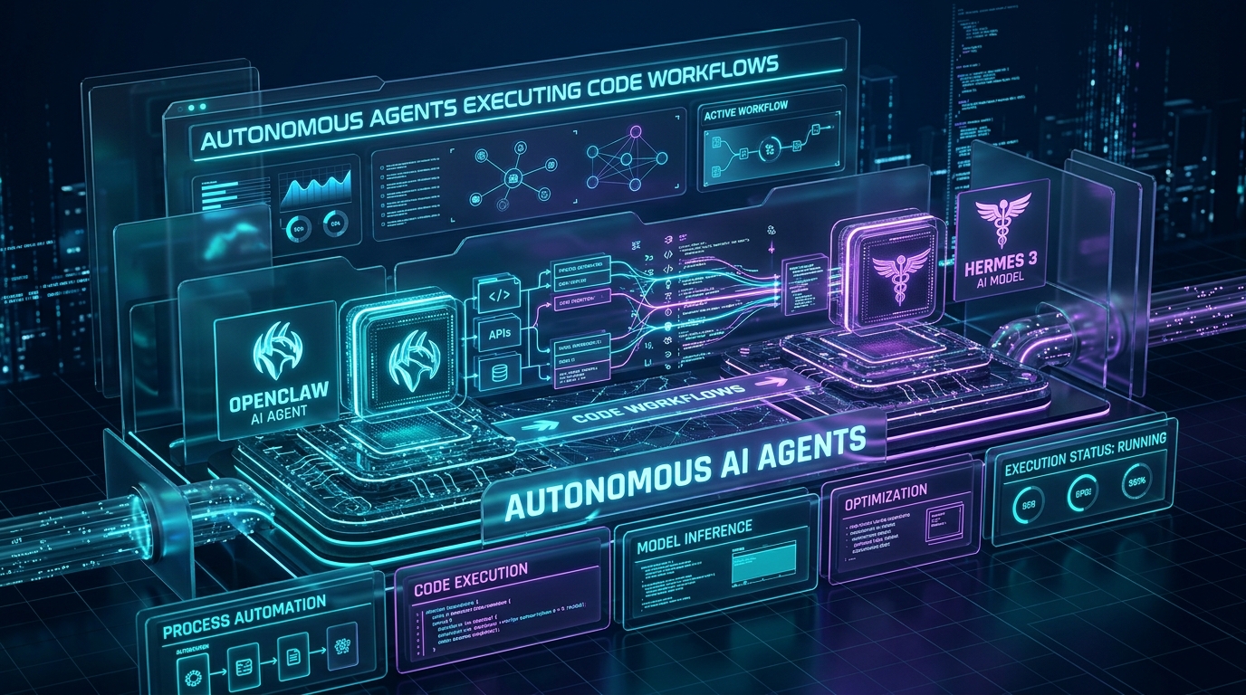 Agentes de IA Autónomos en 2026: Cómo OpenClaw y Hermes 3 están transformando la automatización empresarial
